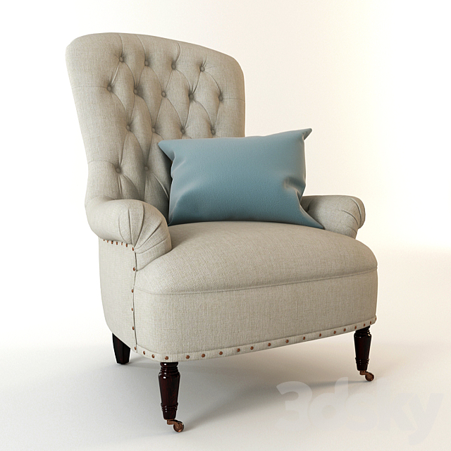 Radclife Tufted 3DSMax File - thumbnail 1