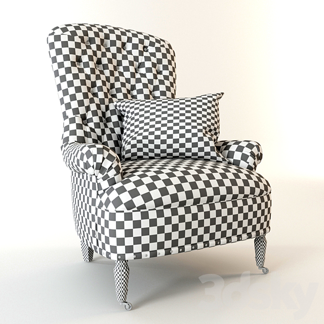 Radclife Tufted 3DSMax File - thumbnail 2