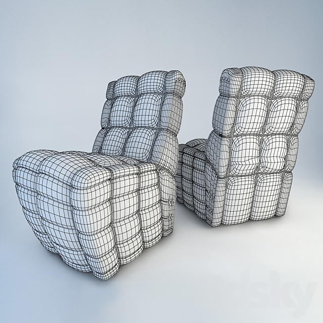 Rag Chair 3ds Max - thumbnail 3