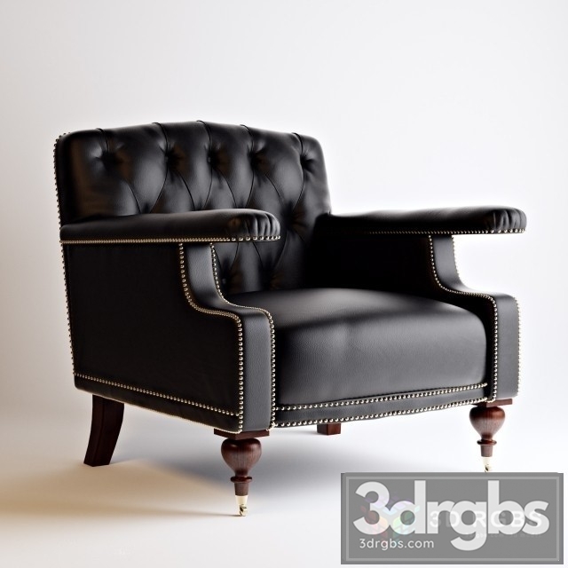 Ralph Lauren Alfred Armchair 3dsmax Download - thumbnail 1