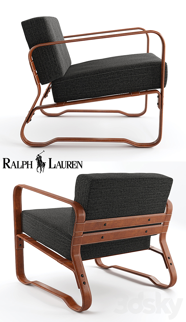 Ralph Lauren-CHAIR – SADDLE 3DSMax File - thumbnail 2