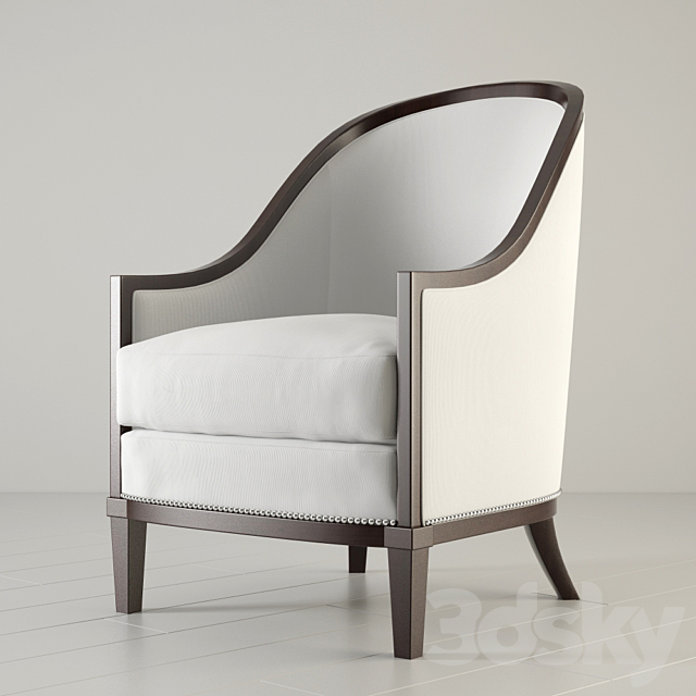 Ralph Lauren Mayfair Bergere Chair 3DS Max Model - thumbnail 2