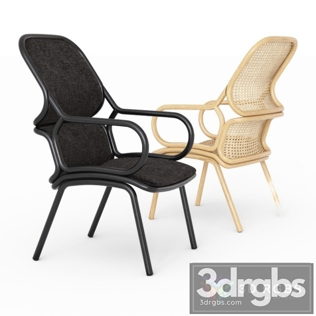 Rattan Jaime Hayon Armchair 3dsmax Download - thumbnail 1