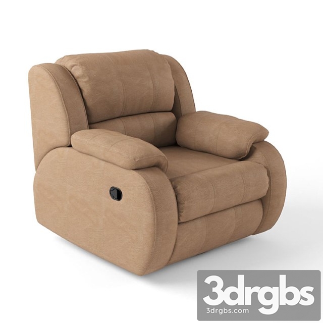 Recliner chair 3dsmax Download - thumbnail 1