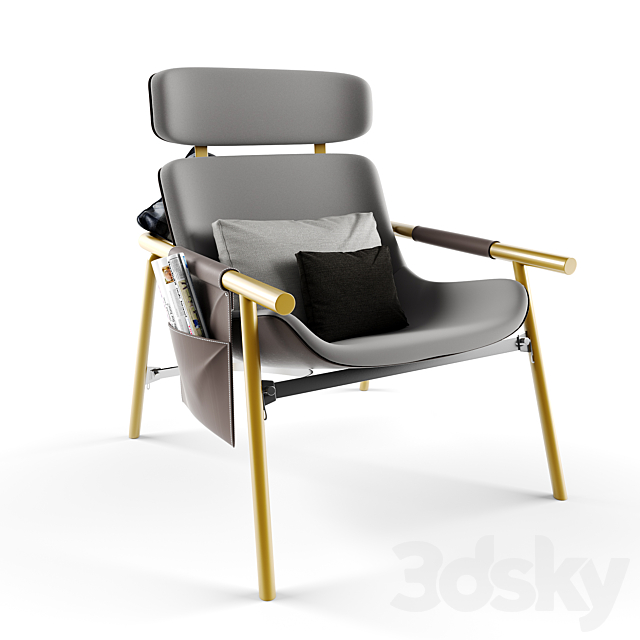 Recreational chair 3DSMax File - thumbnail 1