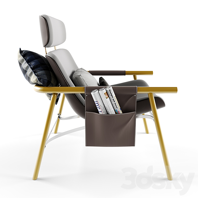 Recreational chair 3DSMax File - thumbnail 2