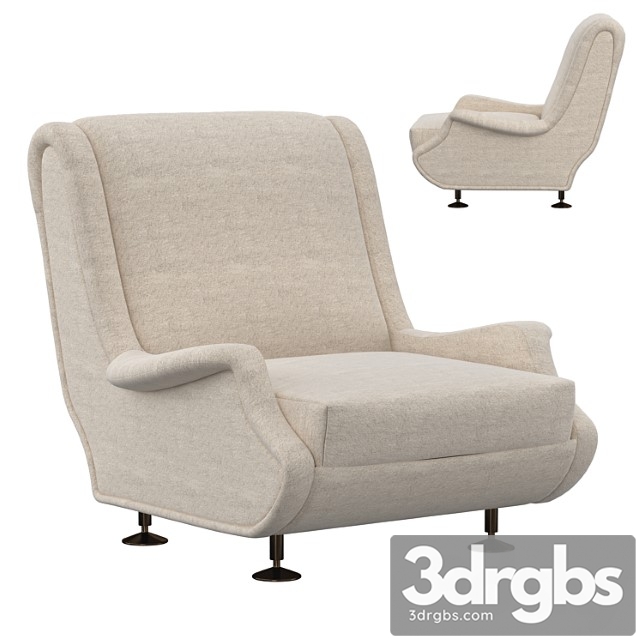 Regent Armchair 3dsmax Download - thumbnail 1