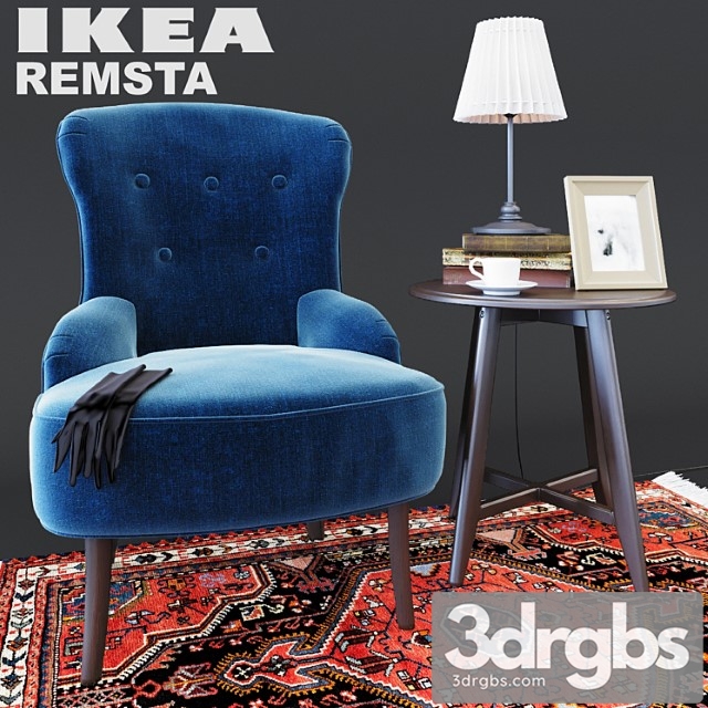 Remsta armchair 3dsmax Download - thumbnail 1