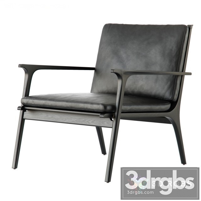 Ren Lounge Chair Large 3dsmax Download - thumbnail 1