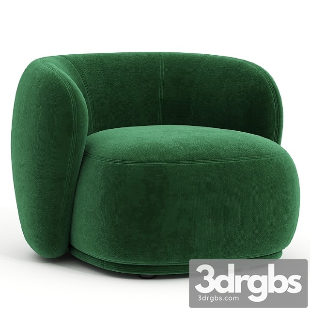 Rene Armchair By Merediani 3dsmax Download - thumbnail 1