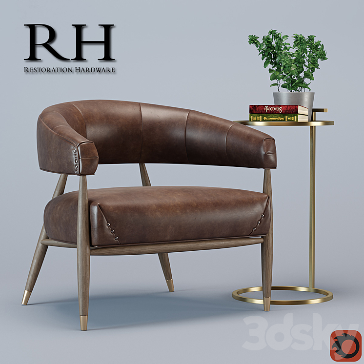 Restoration hardware Angel 3DS Max - thumbnail 1