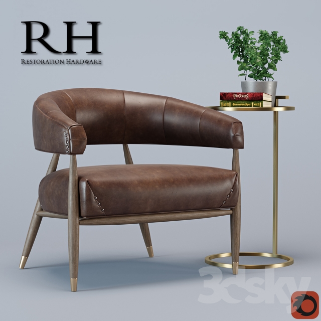 Restoration hardware Angel 3DS Max - thumbnail 3