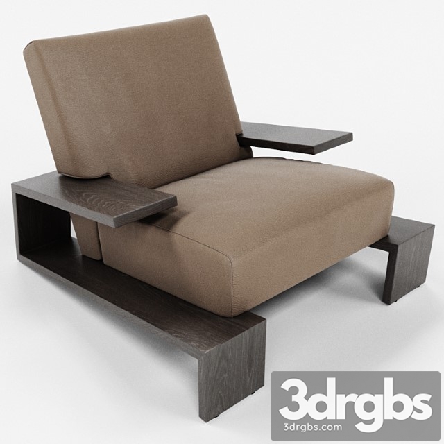 Restoration Hardware Cassel Chair 3dsmax Download - thumbnail 1