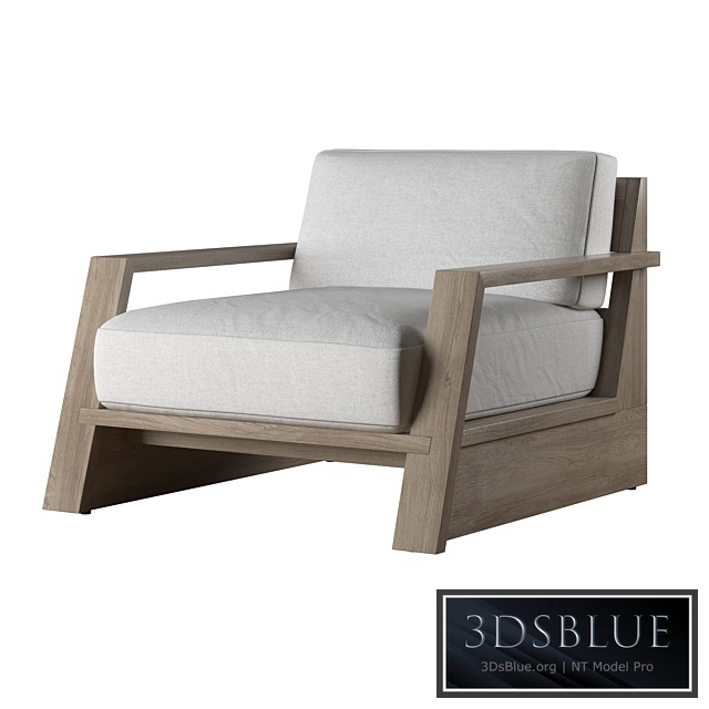 RH TROPEA LOUNGE CHAIR 3DS Max - thumbnail 3