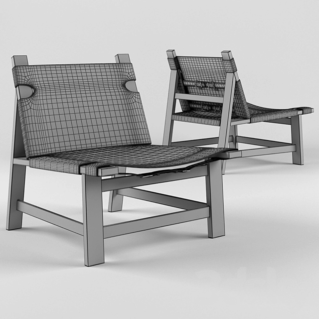 rhsorenleatherchair 3ds Max - thumbnail 3