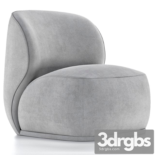 Ribera Armchair 3dsmax Download - thumbnail 1