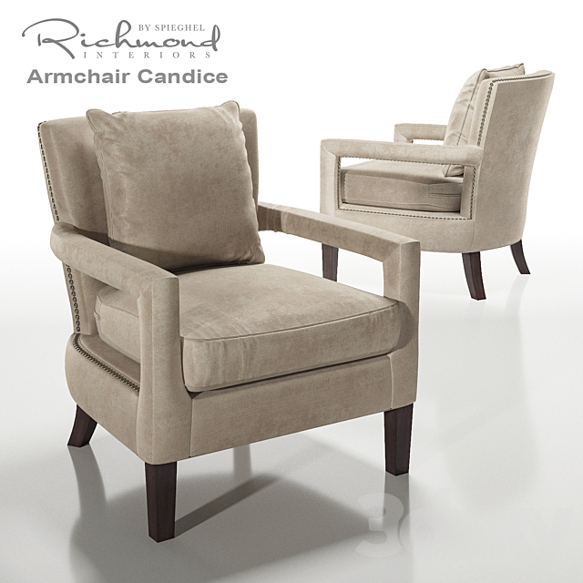 Richmond Armchair Candice 3DSMax File - thumbnail 1