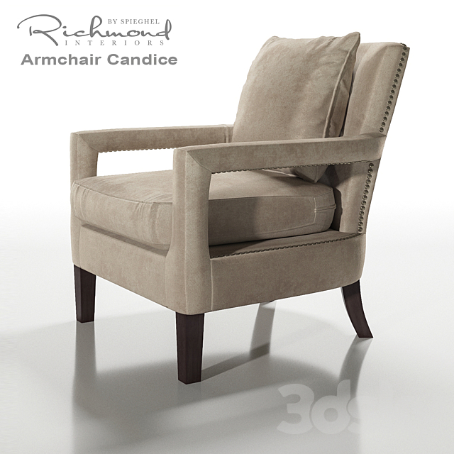 Richmond Armchair Candice 3DSMax File - thumbnail 2