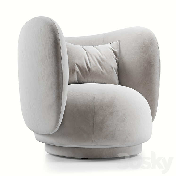 Rico Lounge Chair 3DS Max - thumbnail 1