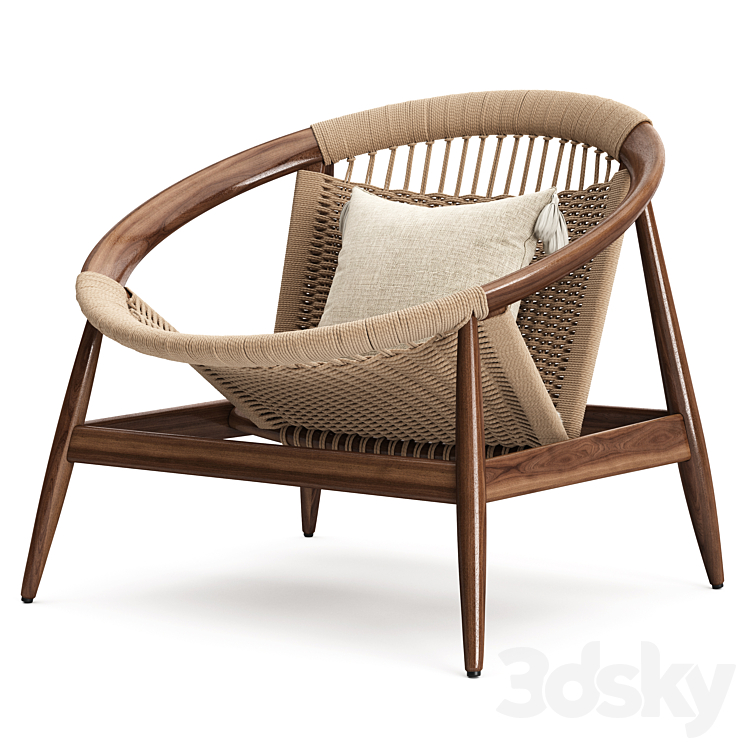 Ringstol Lounge Chairs 3DS Max - thumbnail 1