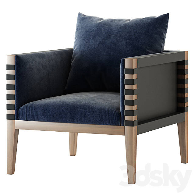 Ritzwell _ LUPIN Lounge Chair 3DSMax File - thumbnail 1