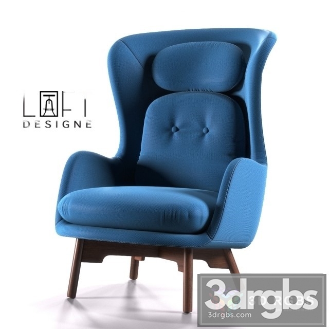 Ro Sessel Fritz Hansen 3dsmax Download - thumbnail 1