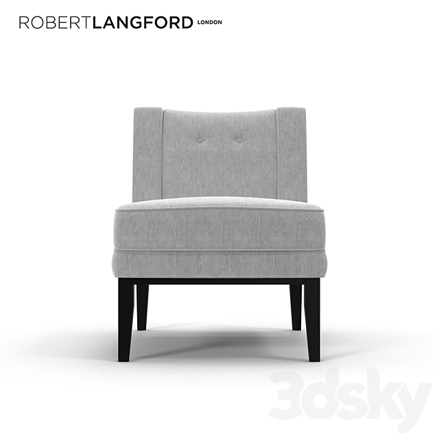 Robert langford Armchair Finn 3DS Max Model - thumbnail 2