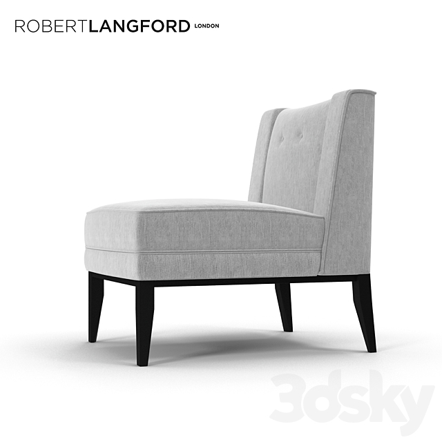 Robert langford Armchair Finn 3DS Max Model - thumbnail 3