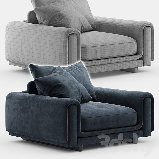 Roche bobois 3ds Max - thumbnail 3