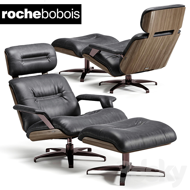 Roche Bobois ATHEA Armchair 3DSMax File - thumbnail 1