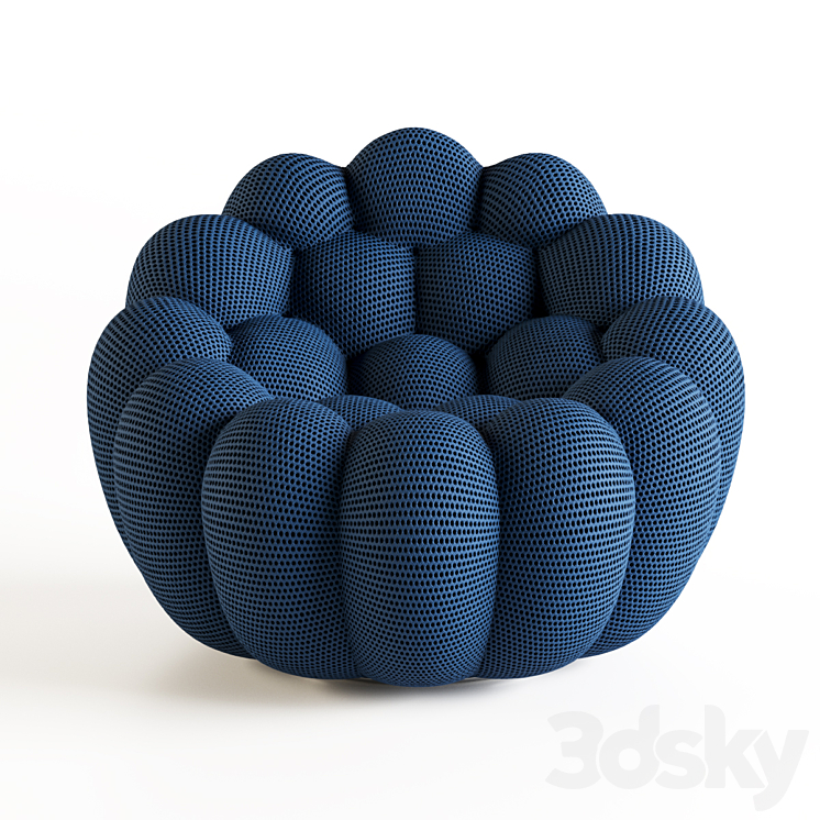 Roche Bobois BUBBLE Armchair 3DS Max Model - thumbnail 1