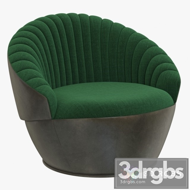 Roche Bobois Consona NCE Armchair 3dsmax Download - thumbnail 1