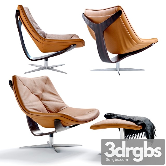 Roche bobois dolphin armchair 3dsmax Download - thumbnail 1