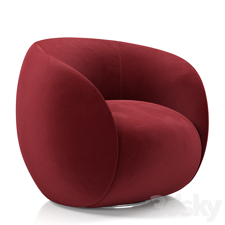 Roche bobois dot armchair 3DS Max - thumbnail 1