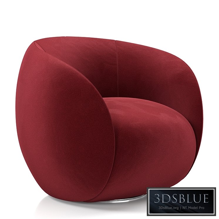 Roche bobois dot armchair 3DS Max - thumbnail 3