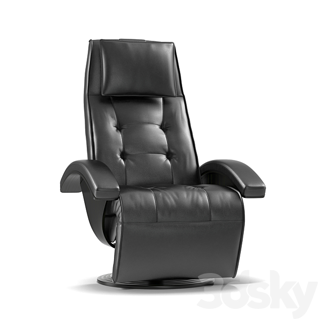 Roche bobois Fauteuil Mistral 3DSMax File - thumbnail 1