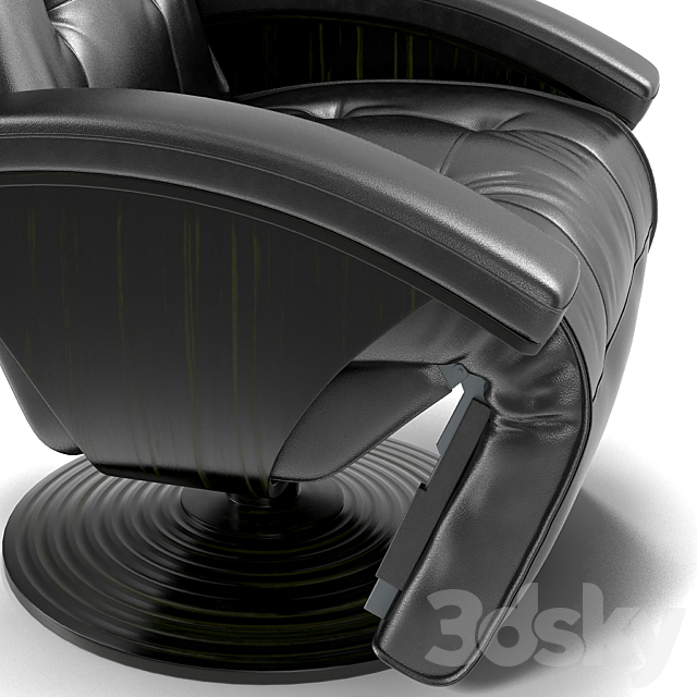 Roche bobois Fauteuil Mistral 3DSMax File - thumbnail 2