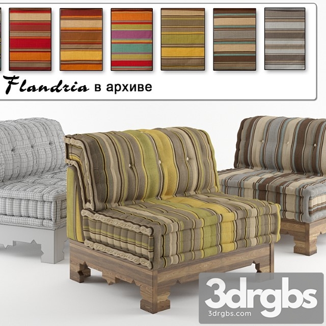 Roche Bobois Flandria 3dsmax Download - thumbnail 1