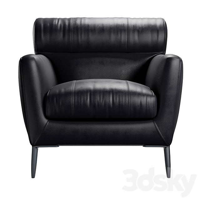 Roche Bobois POLTRONA VIRGULE 3DSMax File - thumbnail 2