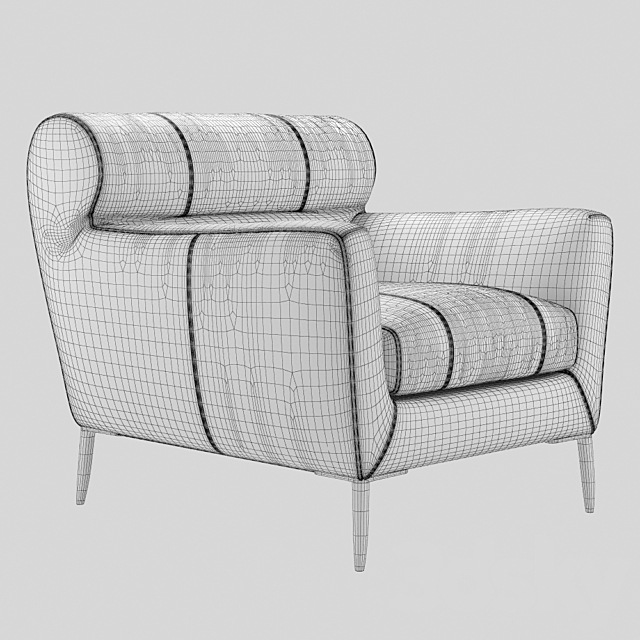 Roche Bobois POLTRONA VIRGULE 3DSMax File - thumbnail 3