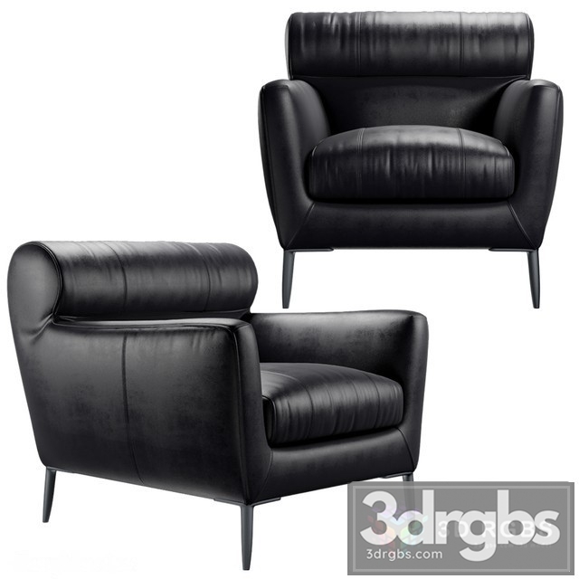 Roche Bobois Poltrona Vitgule 3dsmax Download - thumbnail 1