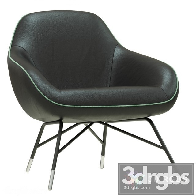 Roche Bobois Spoutnik Armchair 3dsmax Download - thumbnail 1