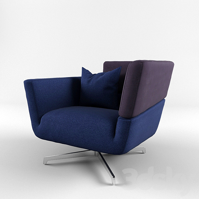 Roche bobois Vertige chair 3DS Max Model - thumbnail 2