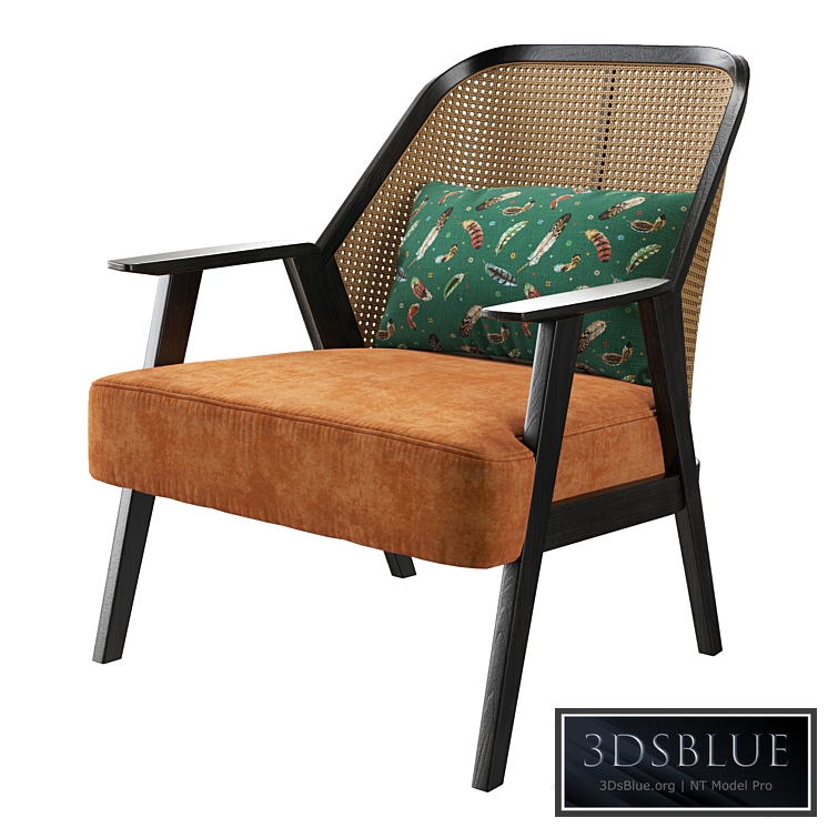 Roche bobois weg armchair 3DS Max - thumbnail 3