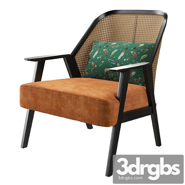 Roche Bobois Weg Armchair 3dsmax Download - thumbnail 1