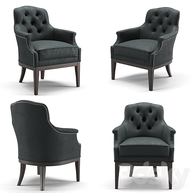 Rochebobois Manor Armchair 3DSMax File - thumbnail 1