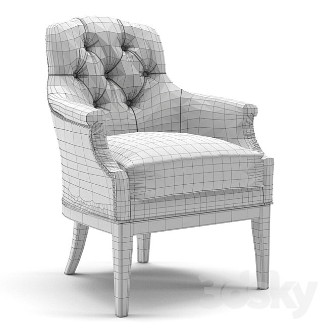 Rochebobois Manor Armchair 3DSMax File - thumbnail 3