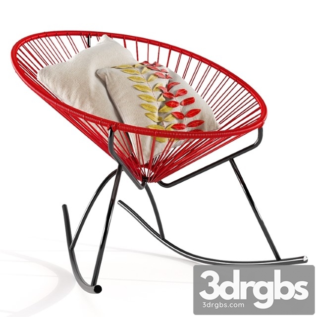 Rocking chair acapulco. 3dsmax Download - thumbnail 1