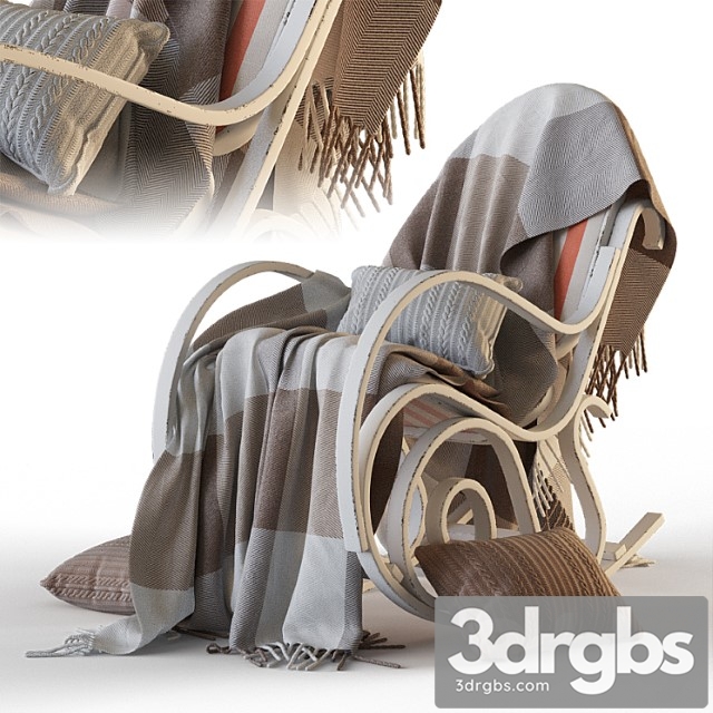 Rocking chair provence 3dsmax Download - thumbnail 1