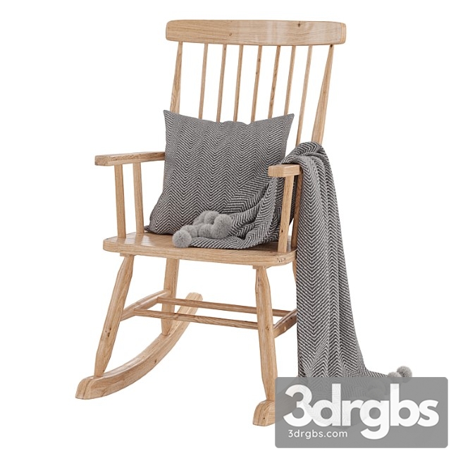 Rocking Chair Terence 3dsmax Download - thumbnail 1